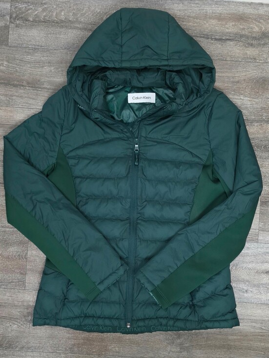 Calvin Klein Jackets & Blazers - Calvin Klein Performance Mixed Media Hooded Puffer Jacket-Size Large